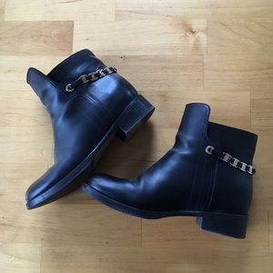 Salvatore Ferragamo Black Leather Boots